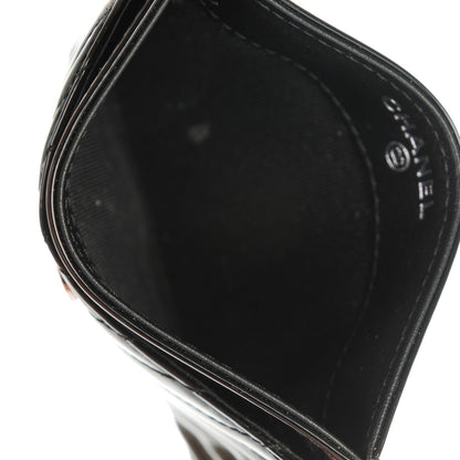 Chanel Patent Chevron Card Holder Black 5 of 8
