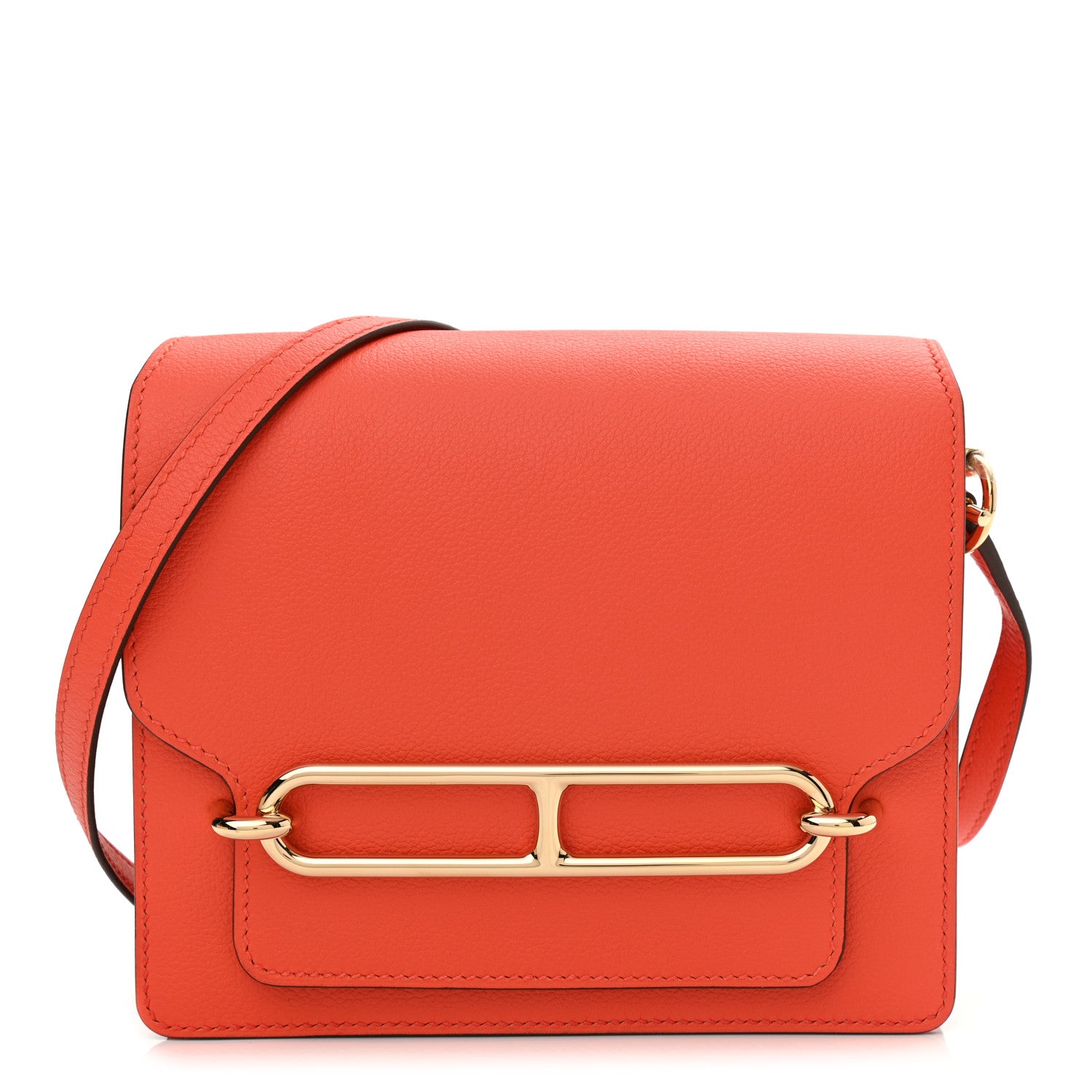 Hermes Evercolor Mini Sac Roulis Orange Poppy 1 of 10