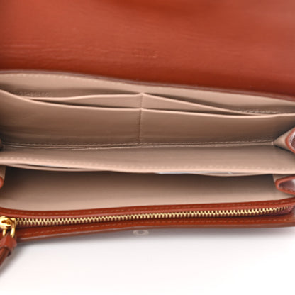 Chloe Grained Calfskin Aby Long Wallet Sepia Brown 5 of 12