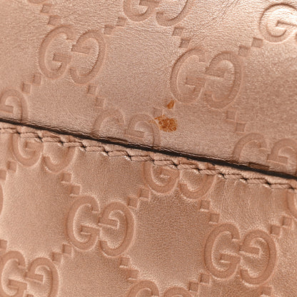 Gucci Metallic Guccissima Medium Sukey Tote Dusty Rose 13 of 13