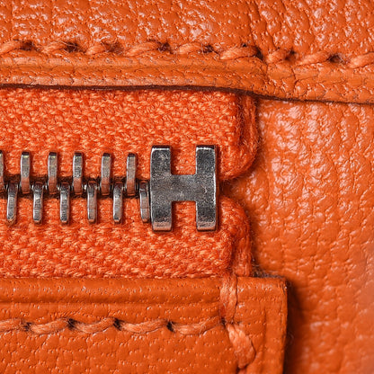 Hermes Taurillon Clemence Birkin 25 Orange 20 of 27