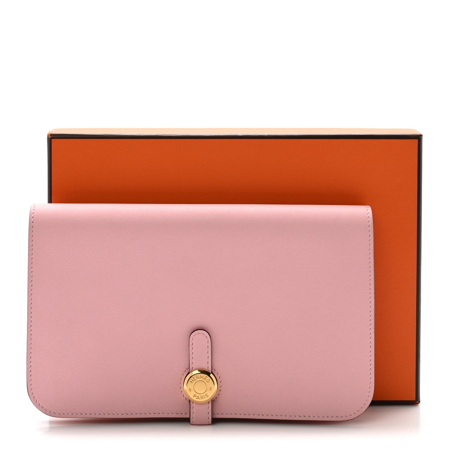 Hermes Swift Dogon Duo Wallet Rose Sakura 9 of 9