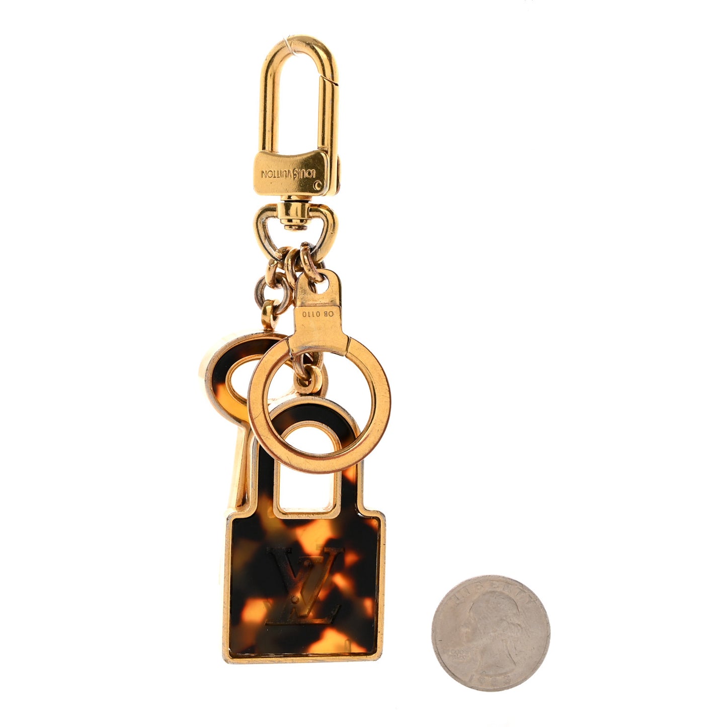 Acetate Confidence Bag Charm Key Holder