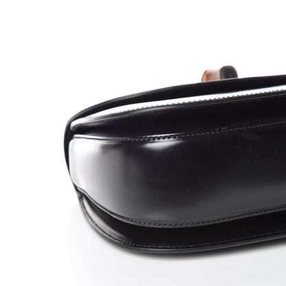 Gucci Calfskin Plexiglass Medium Classic 2 Top Handle Bag Black 5 of 9