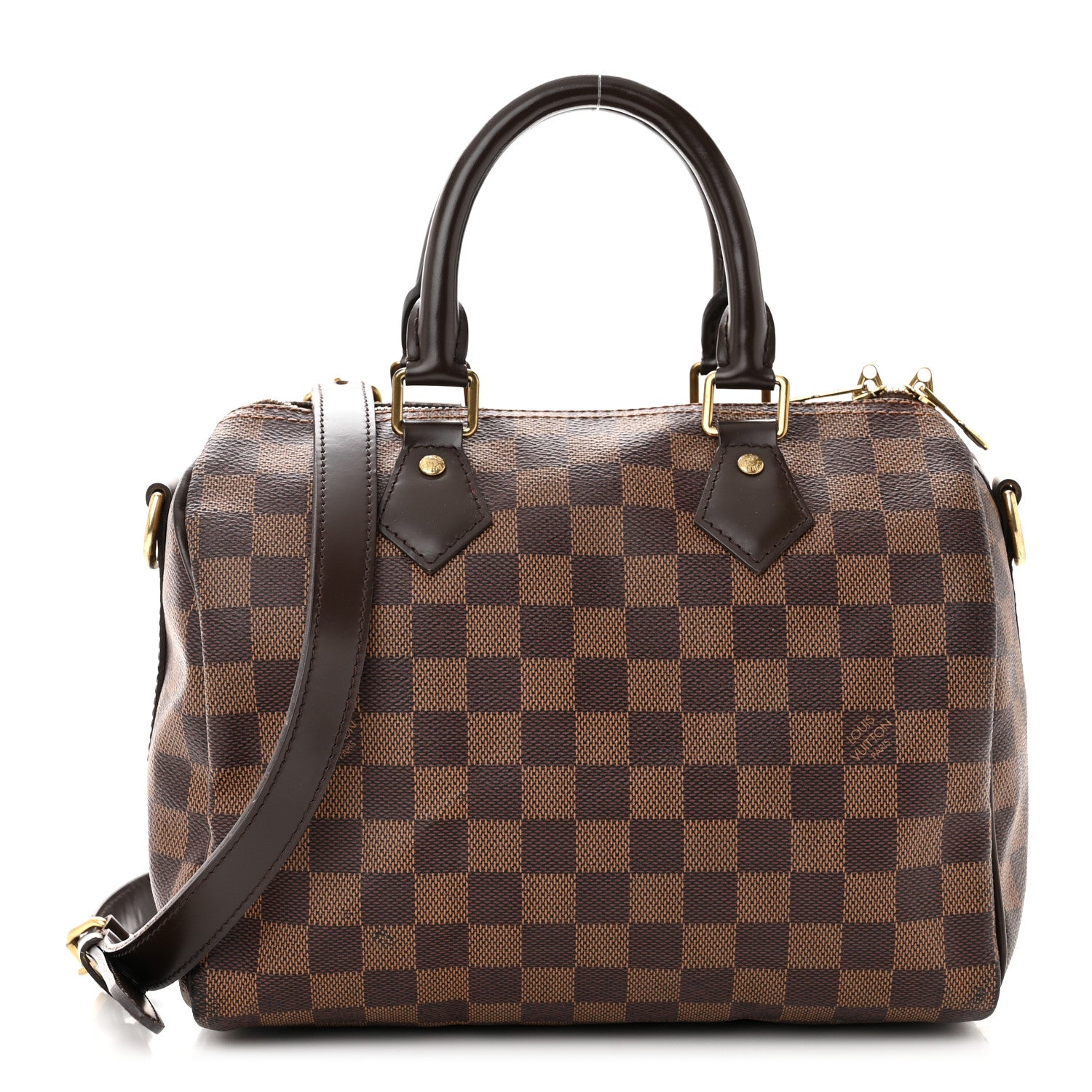 Louis Vuitton LOUIS VUITTON Damier Ebene Speedy Bandouliere 25 1 of 11