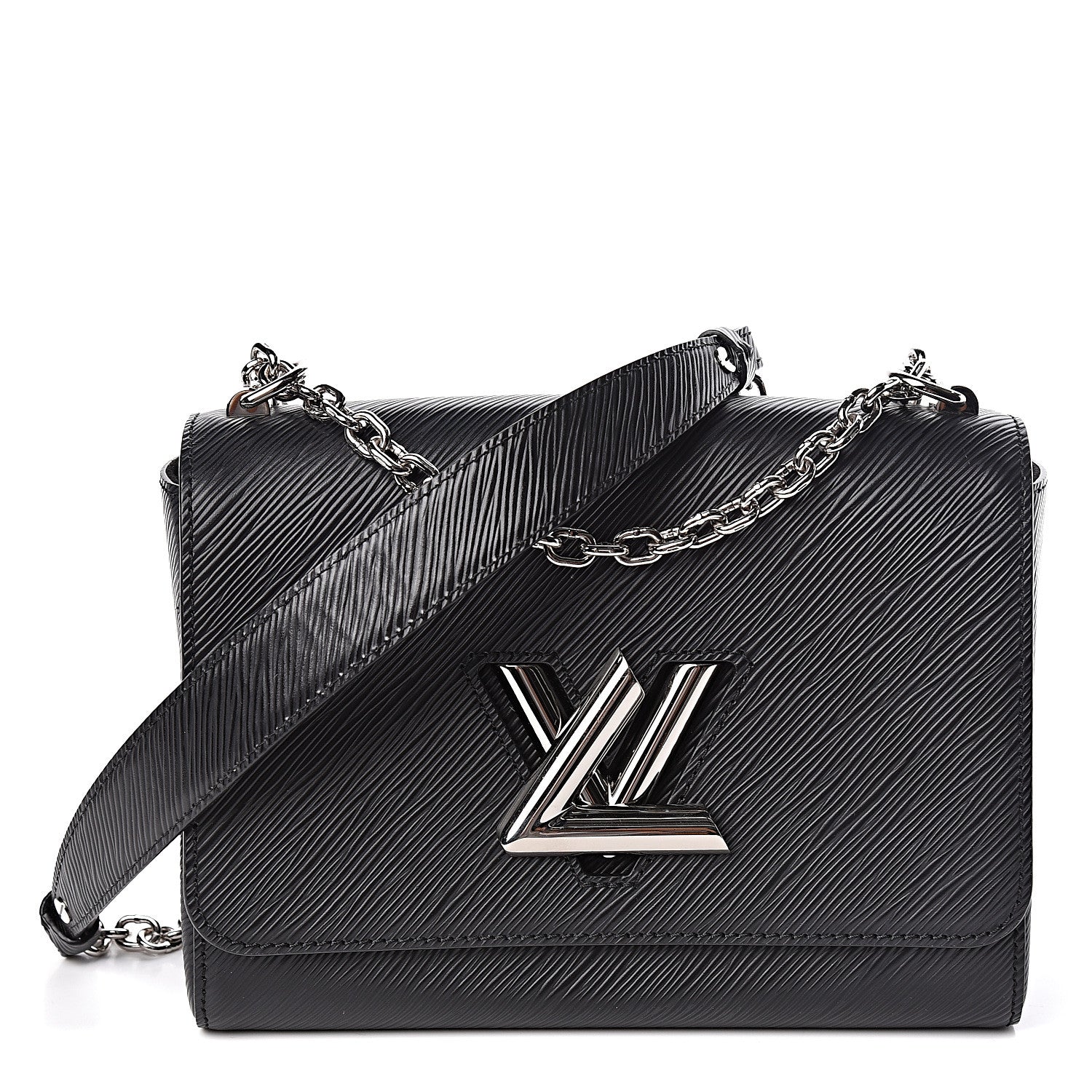 Louis Vuitton Epi Twist Shoulder Bag MM Black 1 of 10