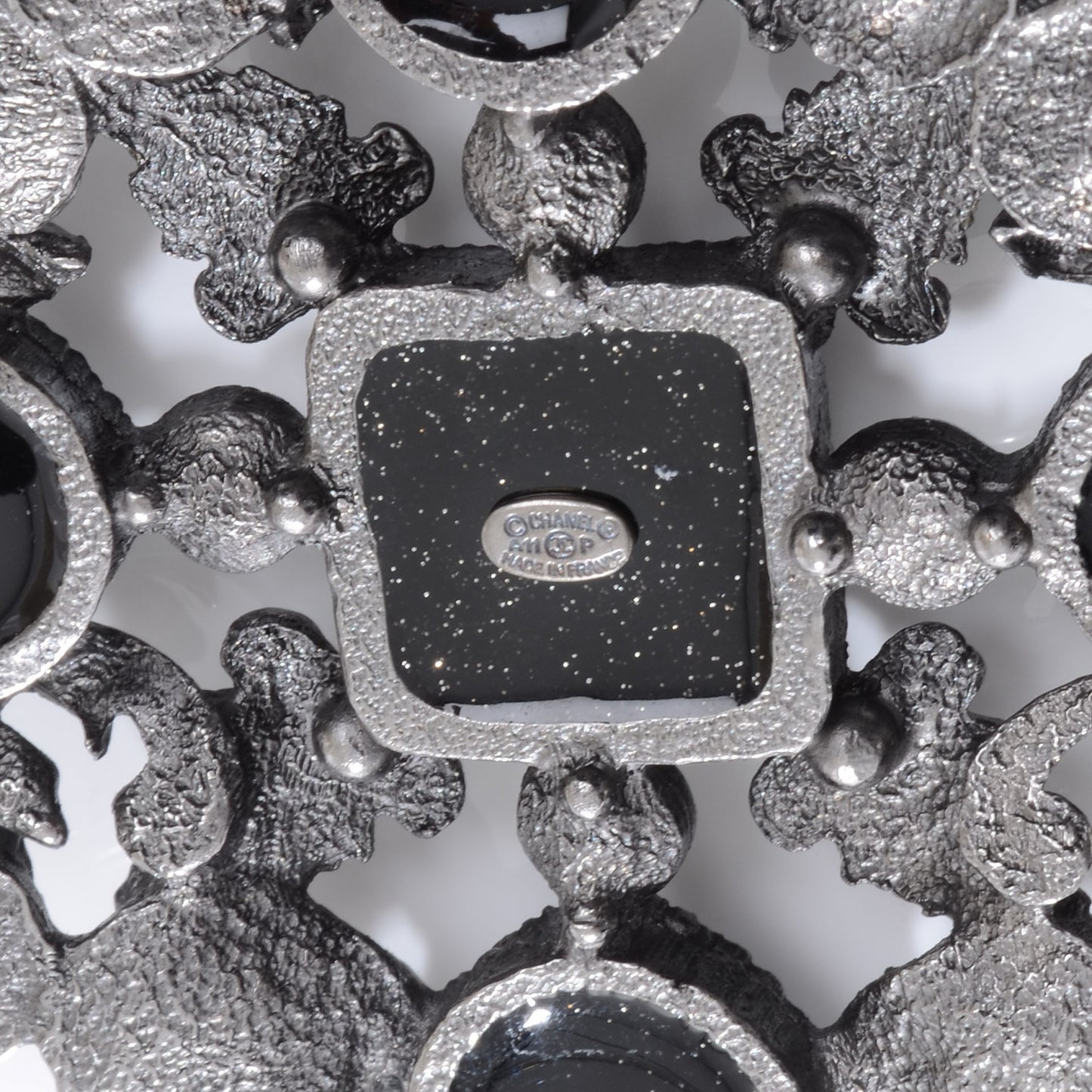 Pearl and Crystal Paris Shanghai Belt Black Silver