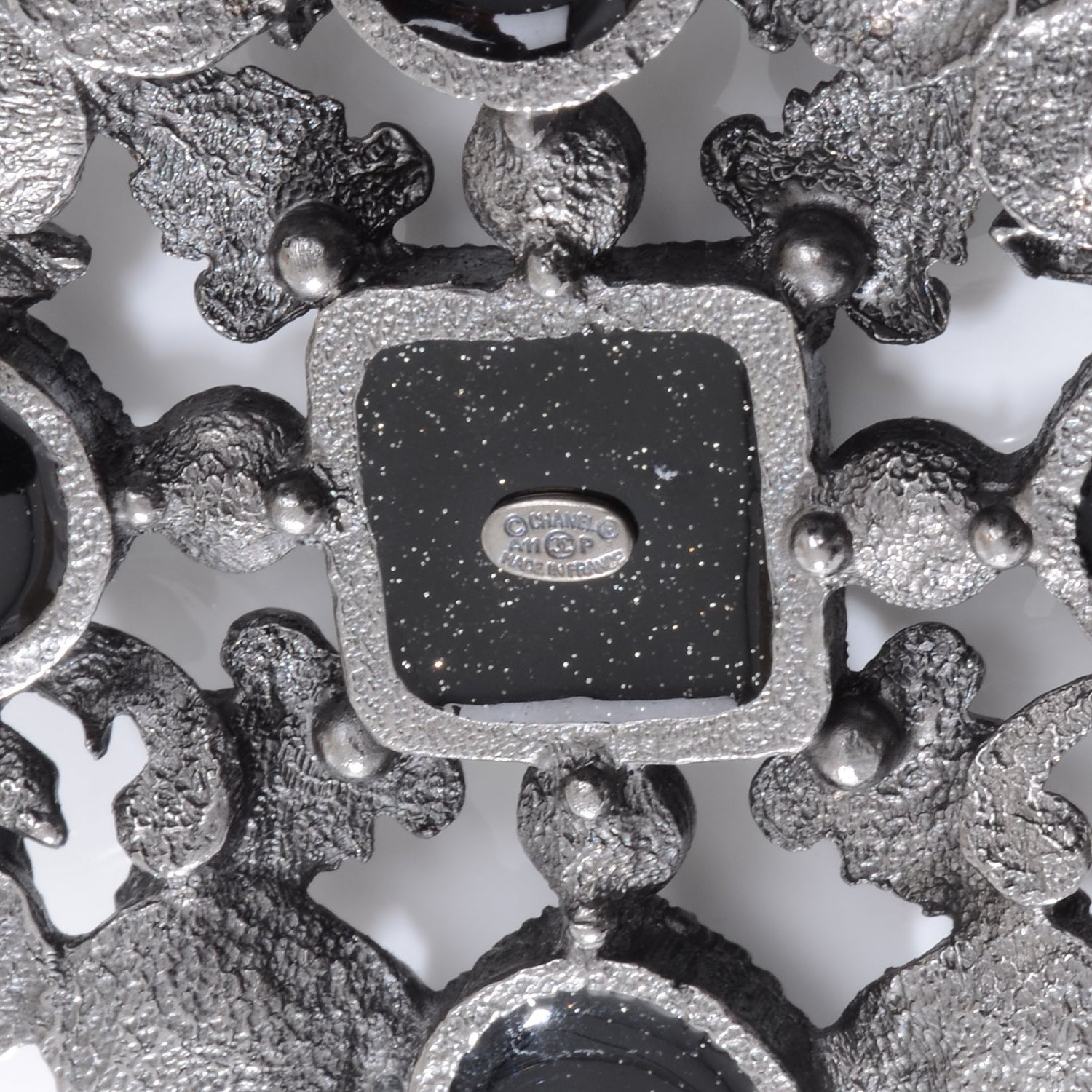 Chanel Pearl and Crystal Paris Shanghai Belt Black Silver 5 of 6