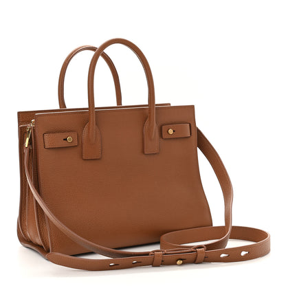 Saint Laurent Grained Calfskin Baby Sac De Jour Supple Canyon 3 of 10