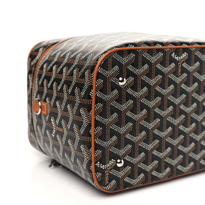 Goyard Goyardine Muse Vanity Case Black Gold 9 of 11