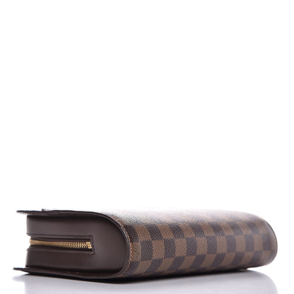 Louis Vuitton Damier Ebene Pochette Saint Louis Clutch 4 of 11