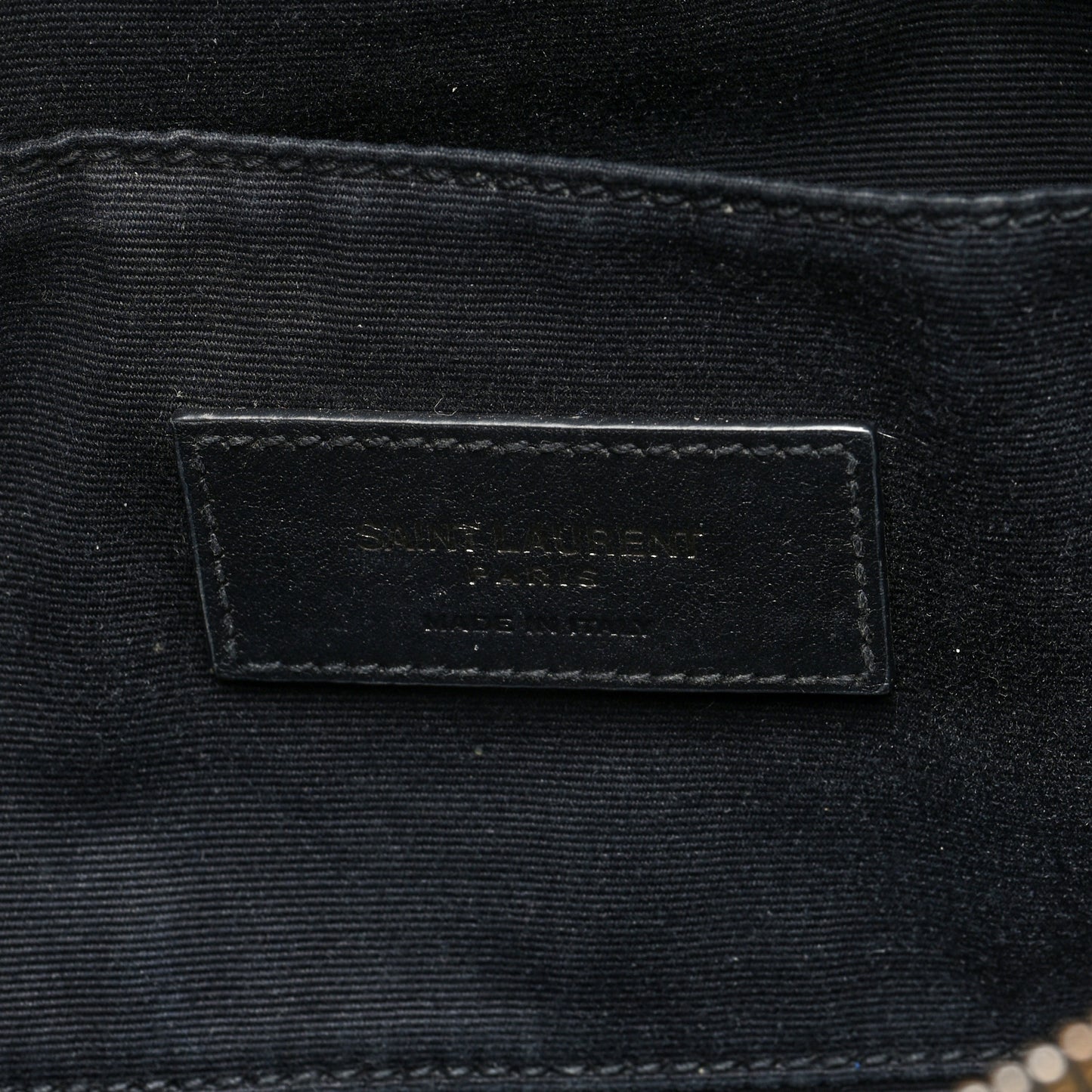 Calfskin Monogram Belt Bag Black
