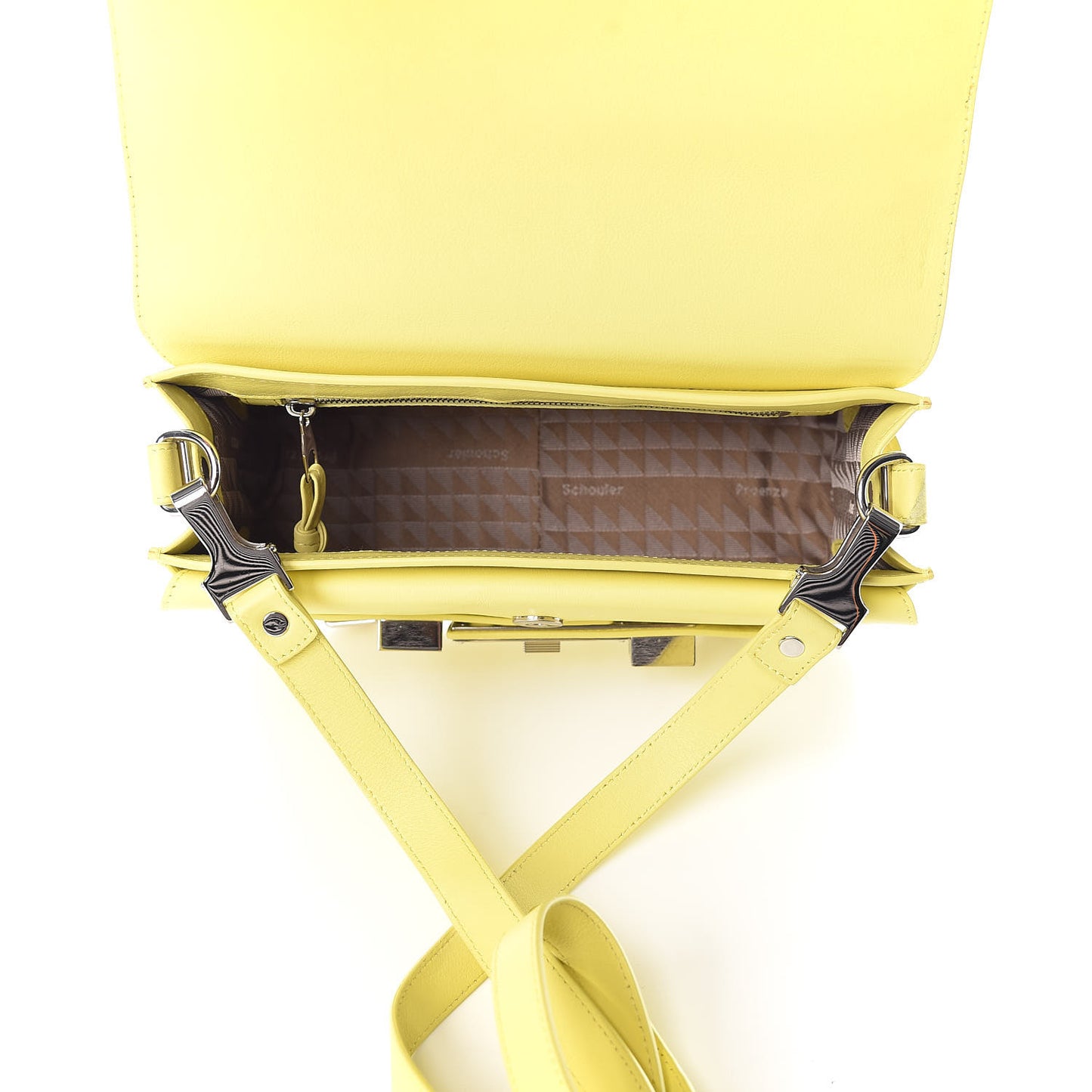 Calfskin PS11 Classic Shoulder Bag Lemon