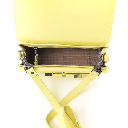 Proenza Schouler Calfskin PS11 Classic Shoulder Bag Lemon 8 of 21