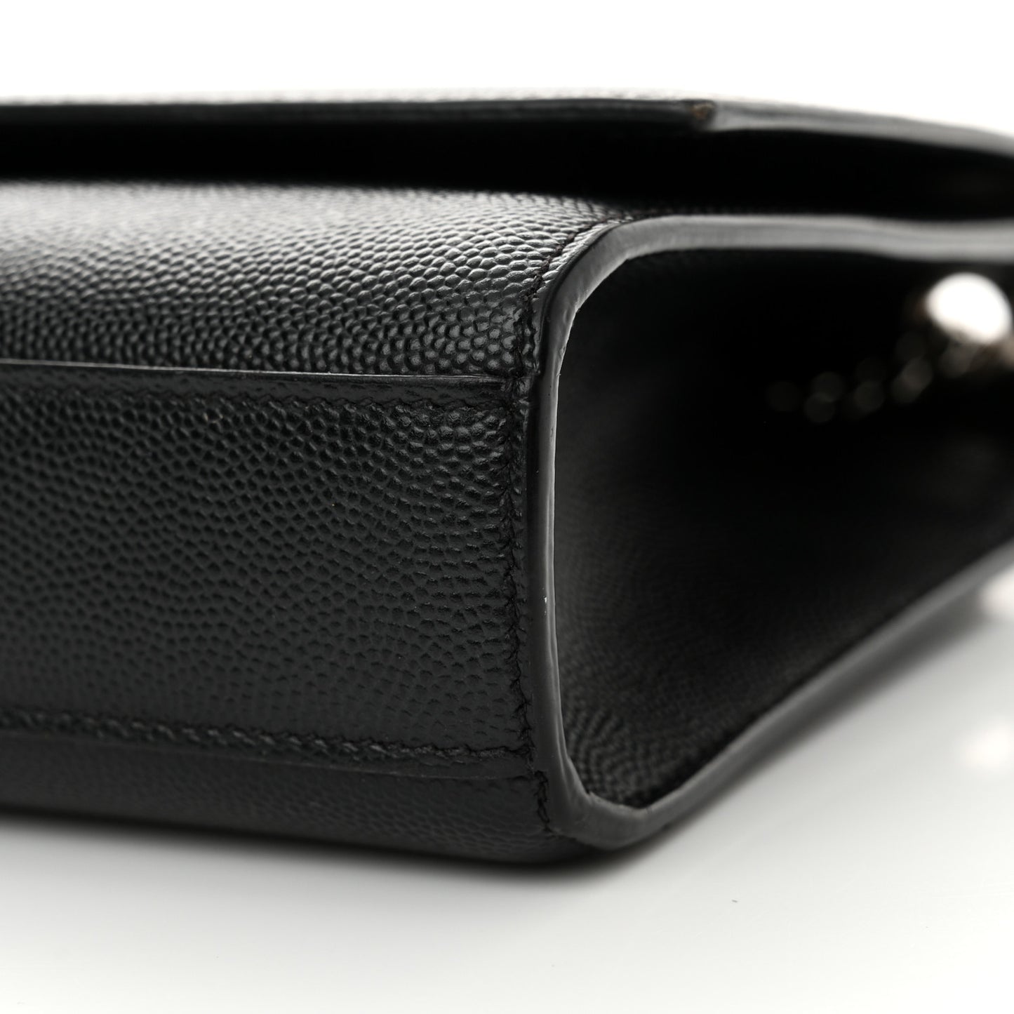 Grain De Poudre Medium Classic Monogram Kate Satchel Black