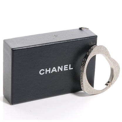 Chanel Swarovski Crystal Heart Bracelet 08P 4 of 7