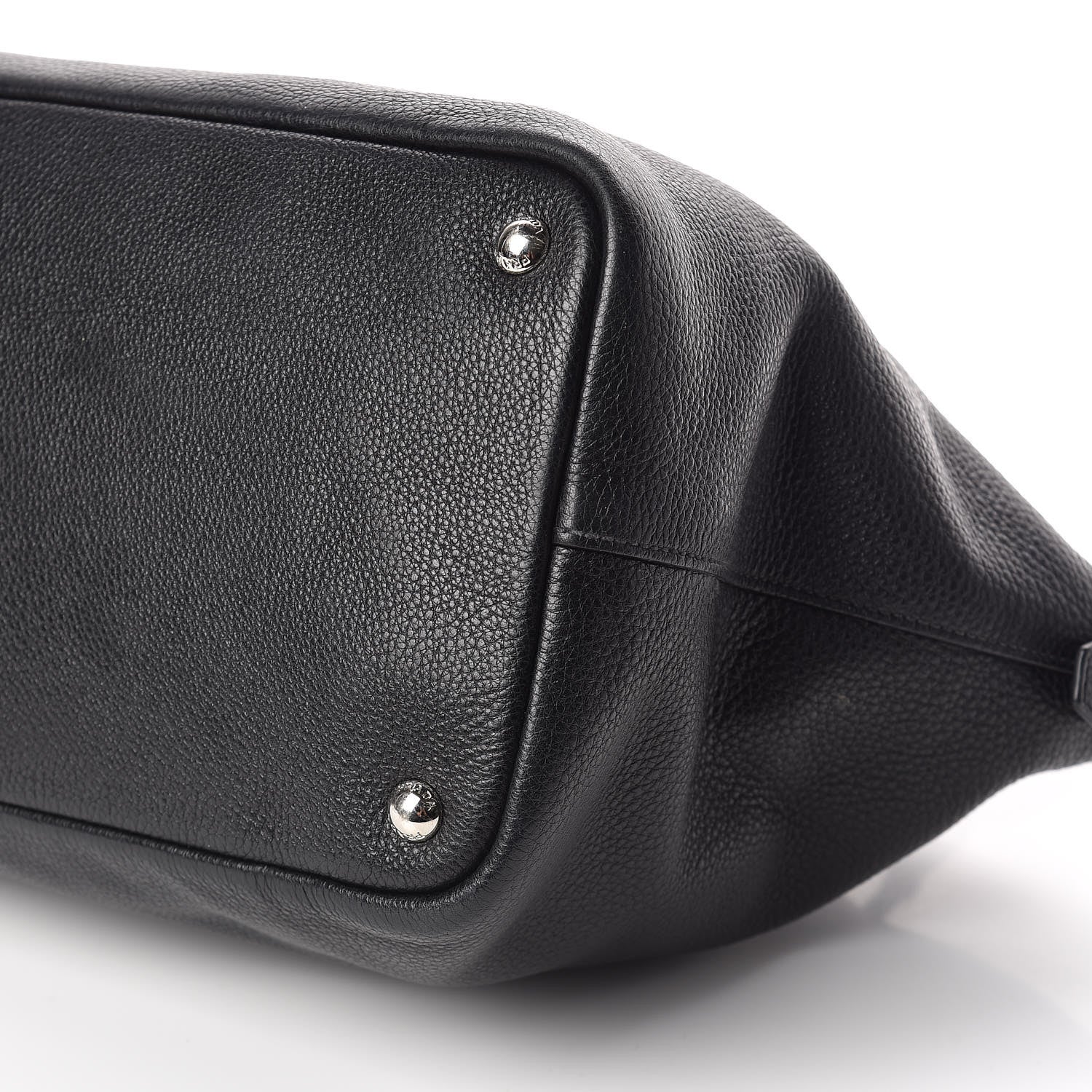 Prada Vitello Daino Tote Black 6 of 10