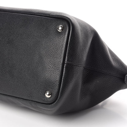 Prada Vitello Daino Tote Black 6 of 10