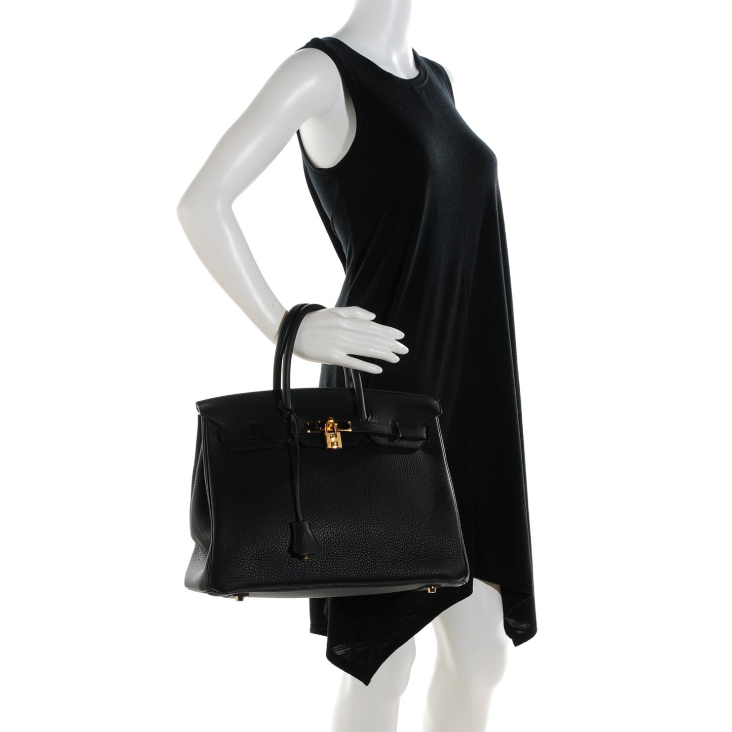 Taurillon Clemence Birkin 35 Black