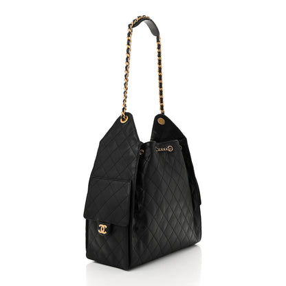 Chanel Caviar Quilted Medium Chanel 25 Handbag Black 4 of 12