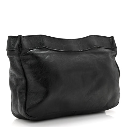 Balenciaga Chevre Classic Hardware Porte Toilette Clutch Black 3 of 9
