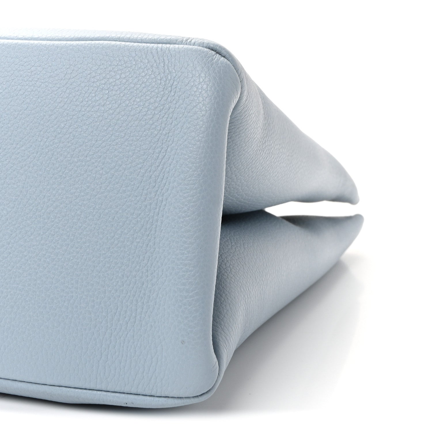 Versace Grained Calfskin Virtus V Tote Light Blue 9 of 9