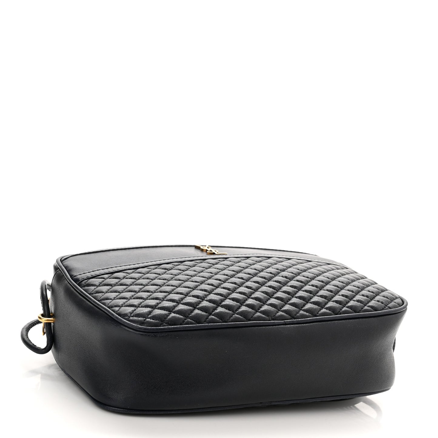 Lambskin Quilted Victoire Camera Bag Deep Marine