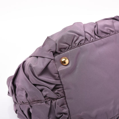 Prada Tessuto Nylon Origami Pleated Tote 5 of 11