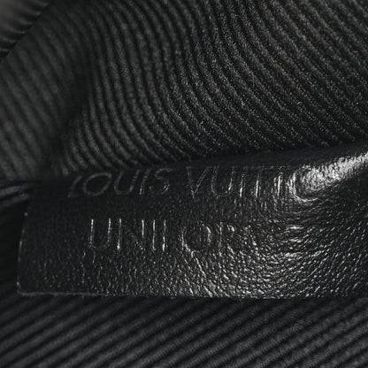 Louis Vuitton Taurillon Monogram Uniformes Solar Ray Soft Pochette Volga Belt Bag Black 6 of 12
