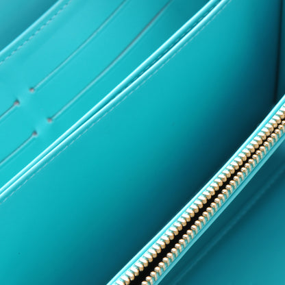 Louis Vuitton Vernis Zippy Wallet Blue Lagon 5 of 8