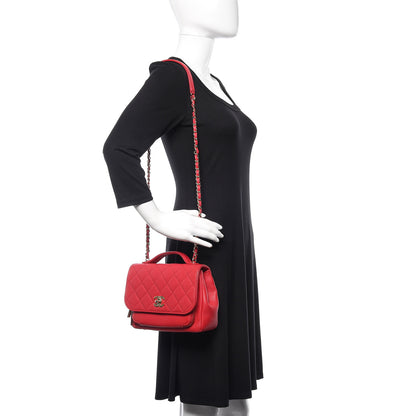 Chanel Caviar Quilted Medium Business Affinity Flap Red 2 of 11