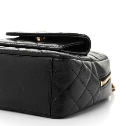 Chanel Caviar Quilted CC Mini Classic Backpack Black 10 of 11