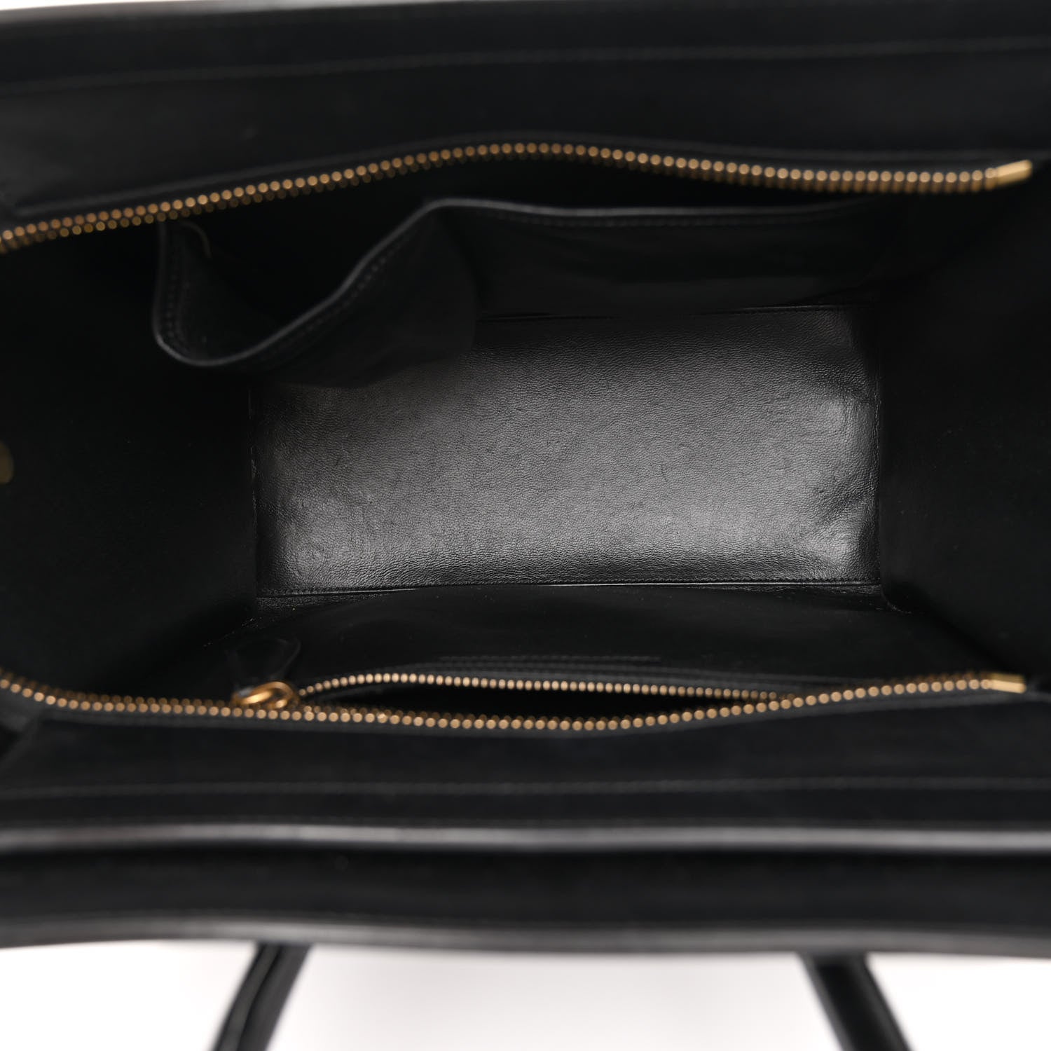 Celine Canvas Smooth Calfskin Micro Tri-Color Luggage Navy Blue 5 of 12