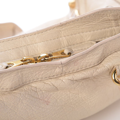 Balenciaga Agneau Giant 12 Gold Hardware City Blanc Creme Light Craie 8 of 15