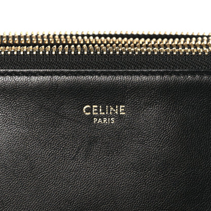 Celine Lambskin Small Trio Crossbody Bag Black 8 of 14
