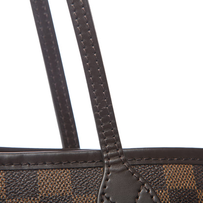 Louis Vuitton Damier Ebene Neo Neverfull MM Rose Ballerine 10 of 11