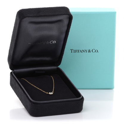 Tiffany 18K Yellow Gold Diamond .21ct Elsa Peretti Diamonds by the Yard Pendant Necklace 6 of 6
