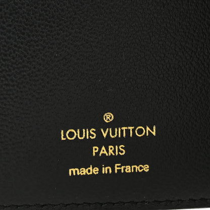 Louis Vuitton Lambskin Embossed Monogram Lou Coussin Wallet Black 6 of 6
