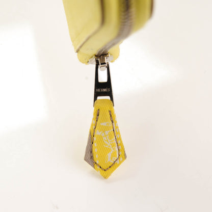 Hermes Epsom Silk'In Wallet Soufre 4 of 10