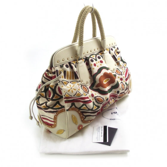 Canvas Canapa Embossed Frame Bag