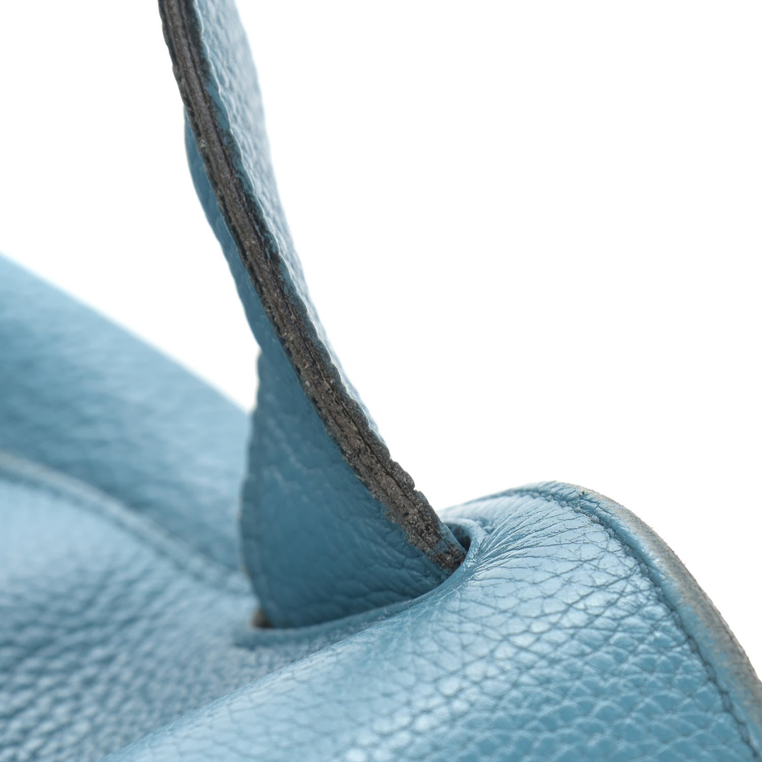 Hermes Taurillon Clemence Sherpa Backpack Blue Jean 15 of 16