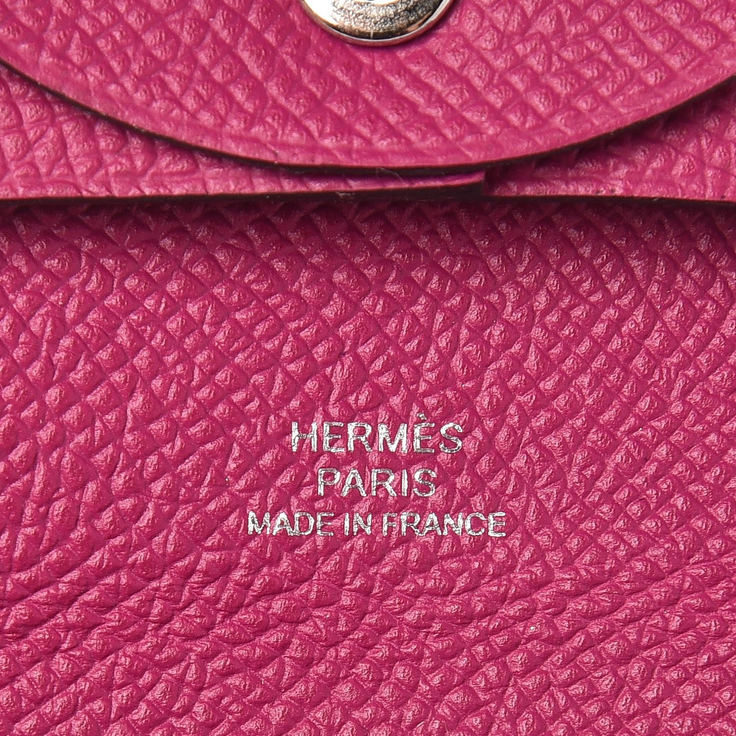 Hermes Epsom Bastia Coin Purse Rose Pourpre 6 of 8