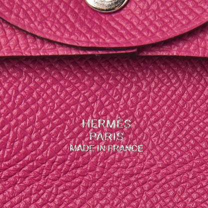 Hermes Epsom Bastia Coin Purse Rose Pourpre 6 of 8