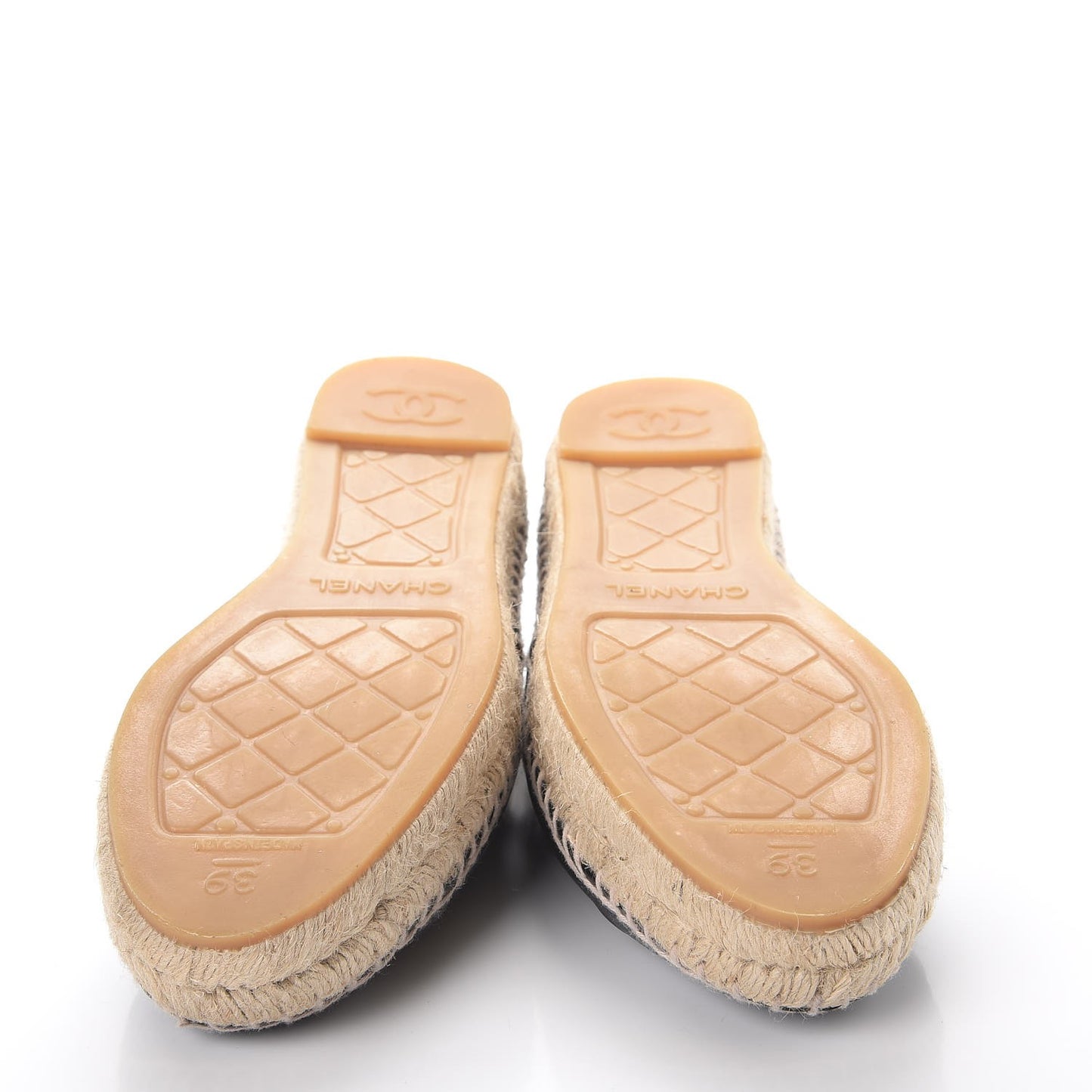 Lambskin CC Espadrilles 39 Black