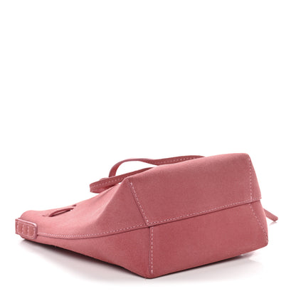 Mansur Gavriel Suede Mini Mini Bucket Bag Blush 4 of 12
