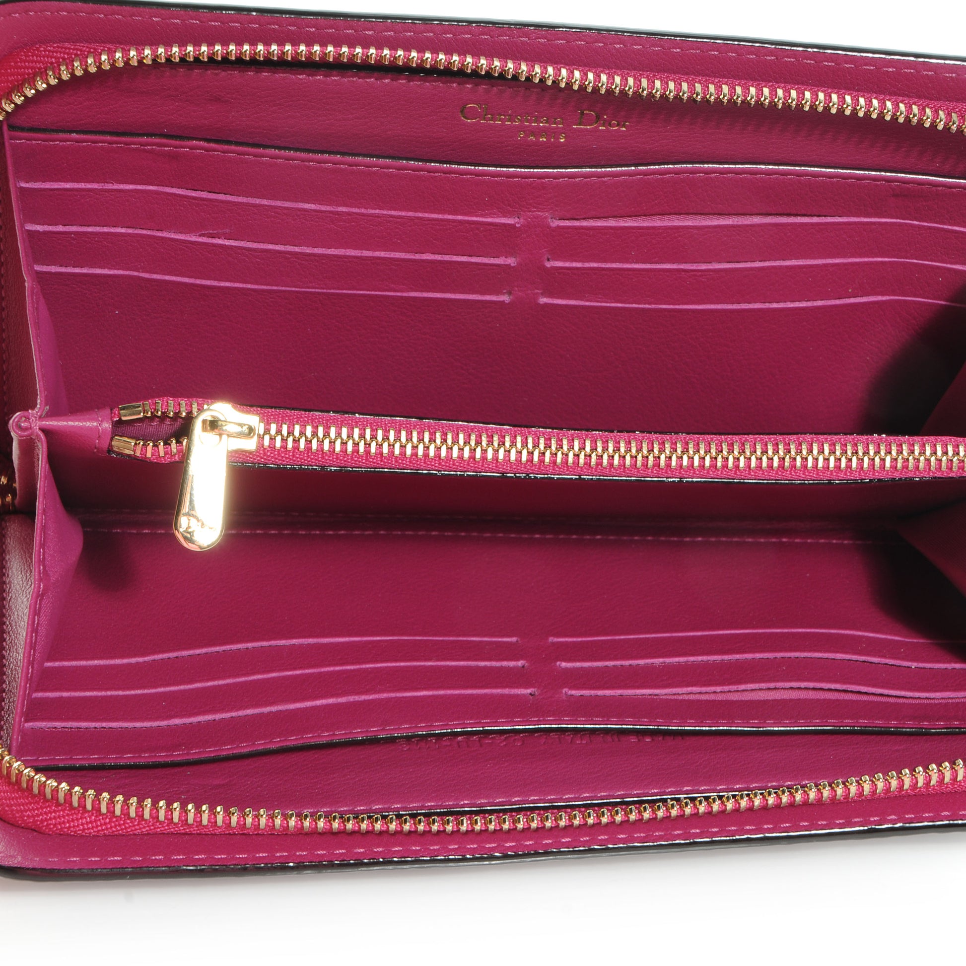 Christian Dior Bullcalf Diorissimo Voyageur Wallet Black 5 of 7