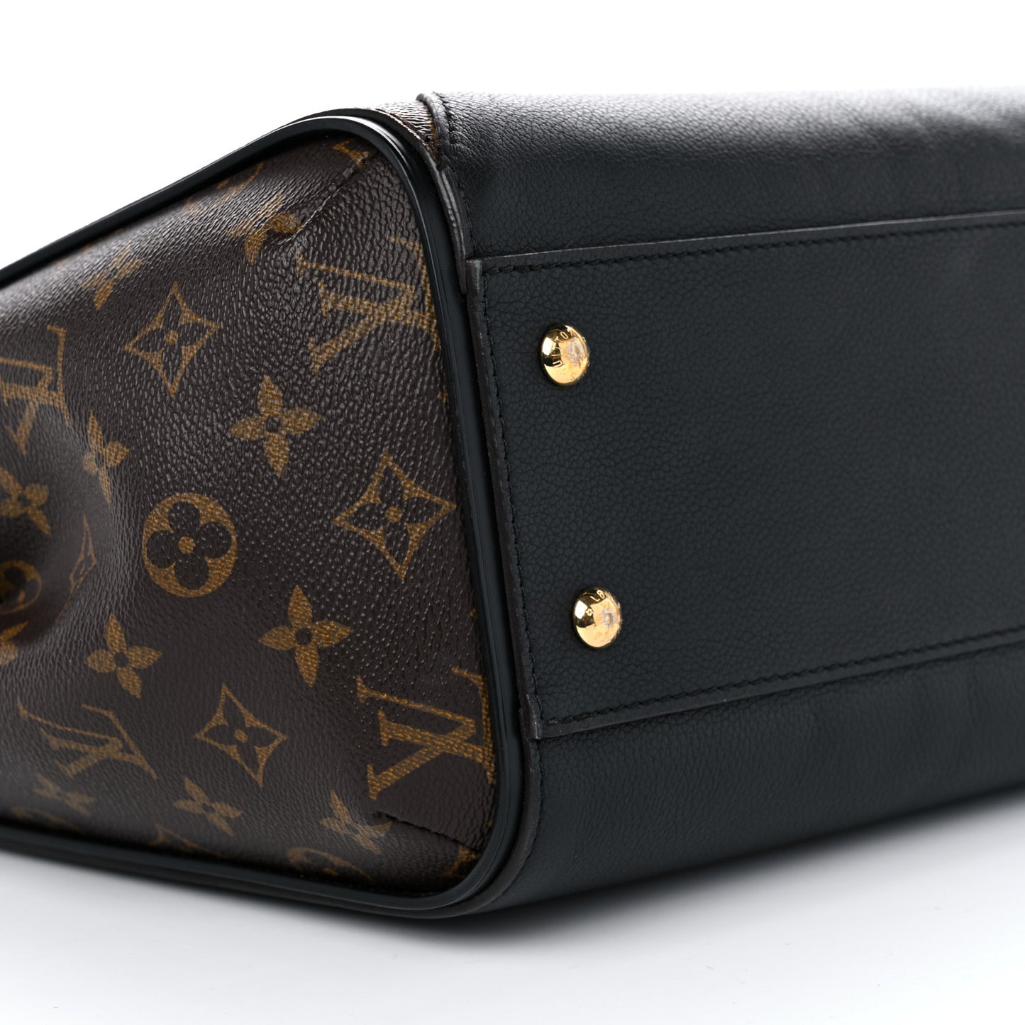 Calfskin Monogram Kimono Tote Black