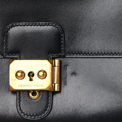 Hermes Box Jet Pochette Clutch Chocolate 6 of 10