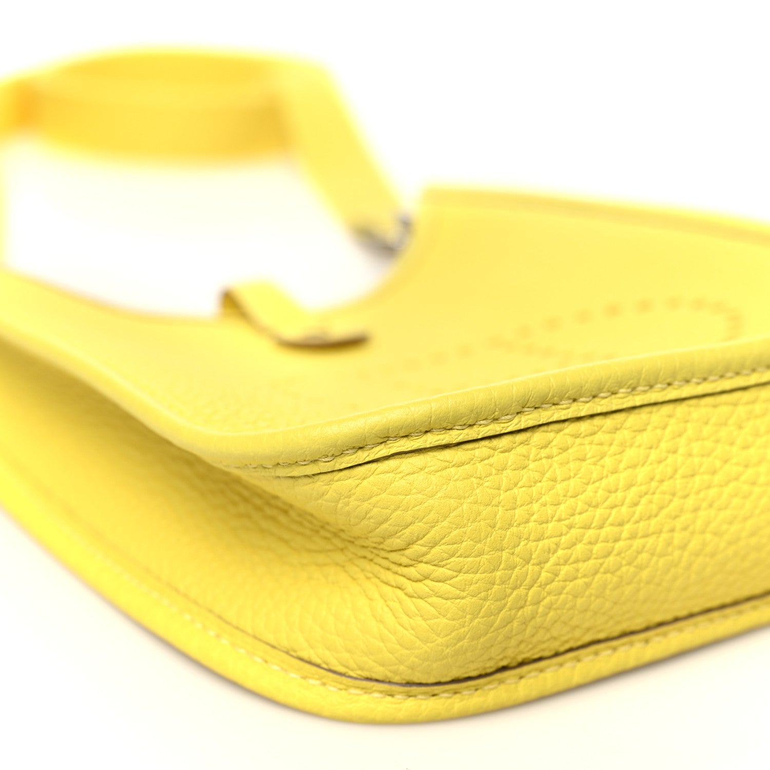 Hermes Taurillon Clemence Evelyne TPM Lime 9 of 10