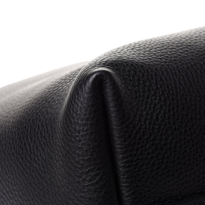 Prada Vitello Daino Etiquette Shopping Bag Black 11 of 12